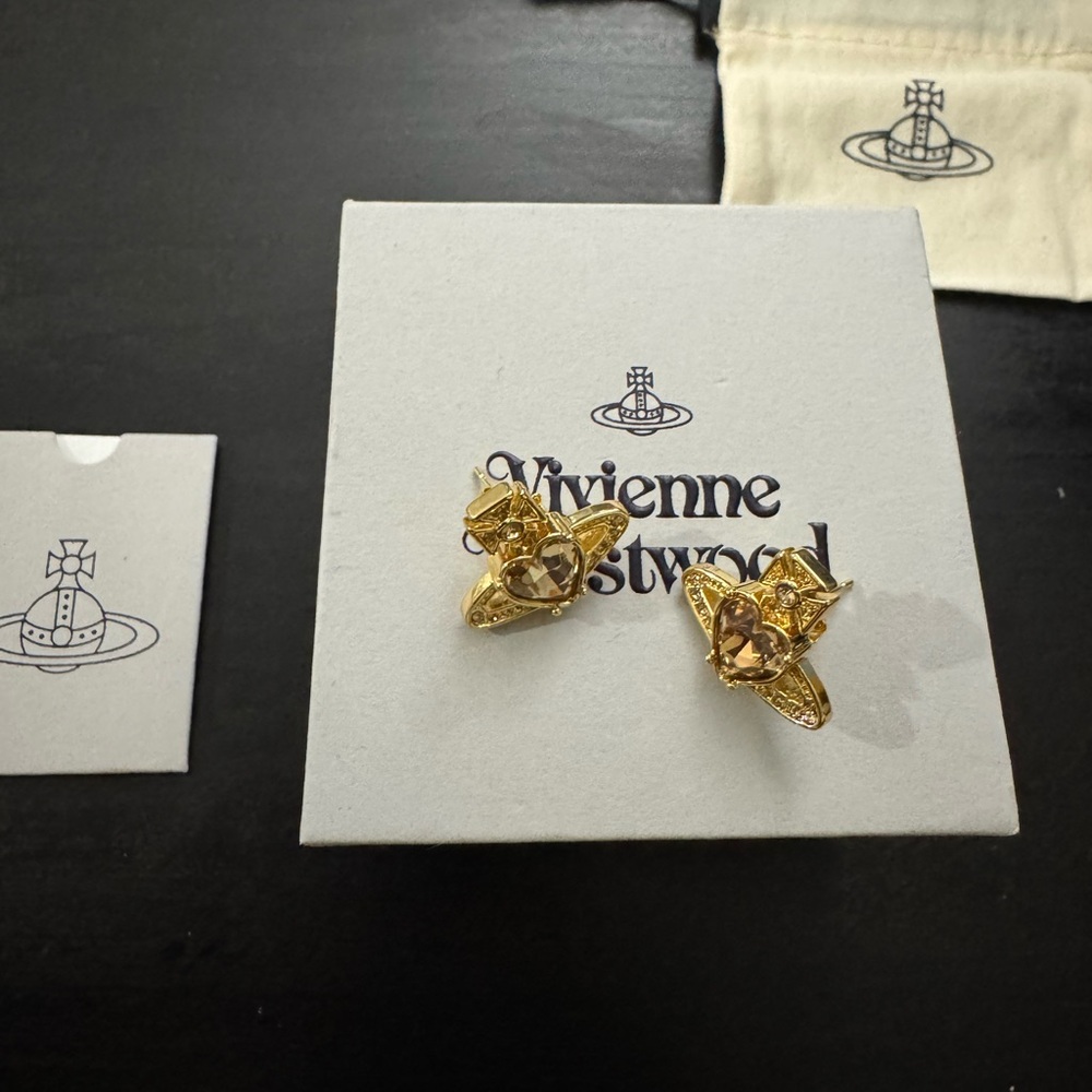 Vivienne Westwood Gold Orb Earrings